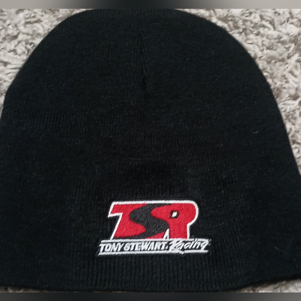Tony Stewart Ultra Club Racing & Salute To The King Beanie Winter Hat Warm...‎